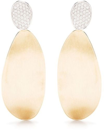 Marco Bicego 18kt Yellow And White Gold Drop Earrings - Natural