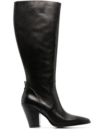 MICHAEL Michael Kors Dover 95mm Block-heeled Boots - Black