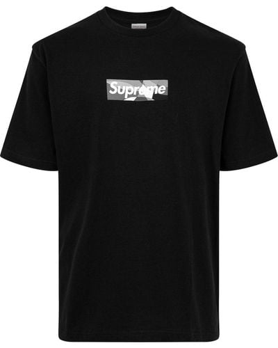 Supreme X Emilio Pucci T-Shirt mit Logo - Schwarz
