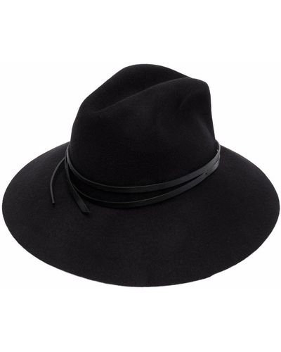 Golden Goose Hat felt with leather belt - Noir