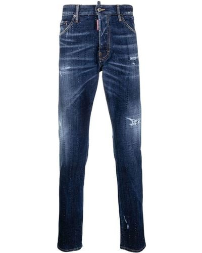 DSquared² Slim-fit Jeans - Blauw