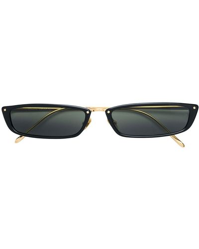 Linda Farrow Narrow shaped sunglasses - Noir
