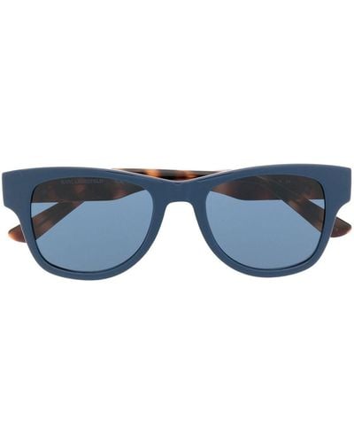 Karl Lagerfeld Square-frame Tortoiseshell-effect Sunglasses - Blue