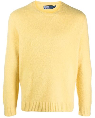 Polo Ralph Lauren Wool-blend Crew-neck Sweater - Yellow