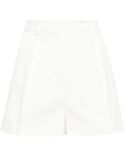 Sportmax Unico High Waist Shorts - Wit