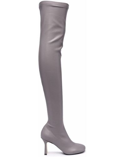 Stella McCartney Ivy 80mm Above-the-knee Boots - Gray