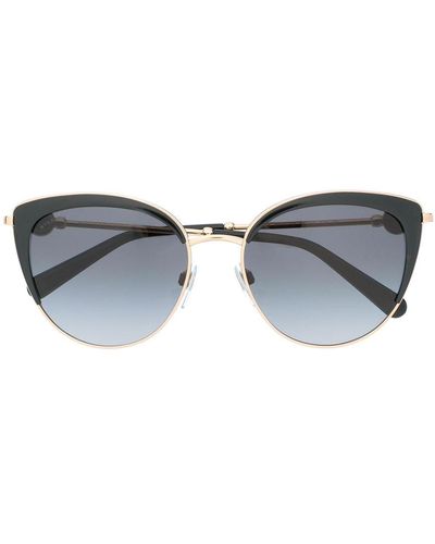 BVLGARI Sonnenbrille mit Cat-Eye-Gestell - Schwarz