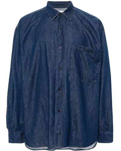 Frankie Shop Tanner Denim Overhemd - Blauw