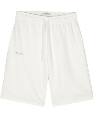 ih nom uh nit Pantalones cortos de chándal con logo - Blanco