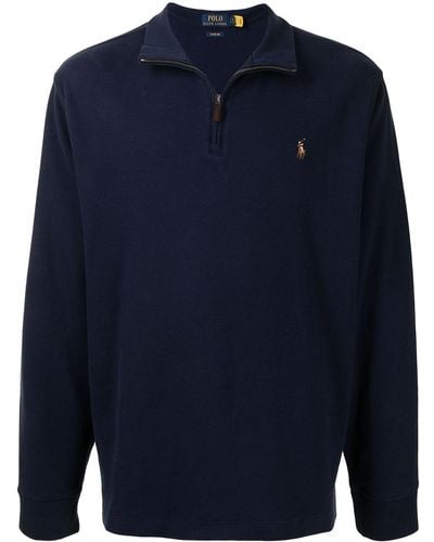 Polo Ralph Lauren Sweater Met Hoge Hals - Blauw