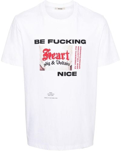 Zadig & Voltaire Ted T-Shirt mit Foto-Print - Weiß
