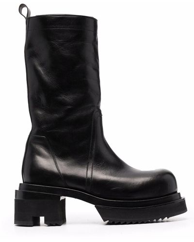 Rick Owens Ballast ミッドカーフブーツ - ブラック