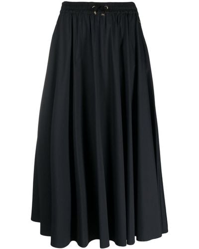 Herno Falda midi acampanada - Negro