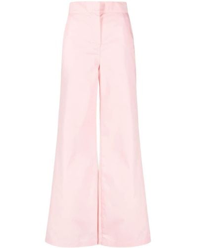 Palm Angels Reverse Waistband Flared Pants - Pink