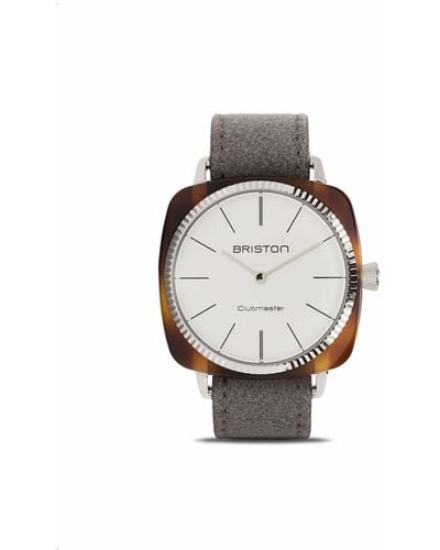 Briston Clubmaster Elegant Horloge - Wit