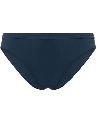 Jil Sander Elasticated-waistband Bikini Bottom - Blue