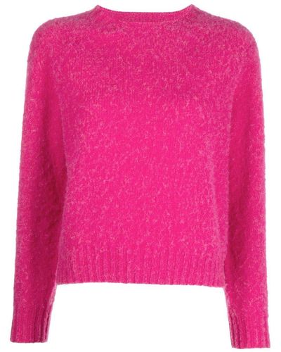 Mackintosh Kennedi Wool Crew-neck Sweater - Pink