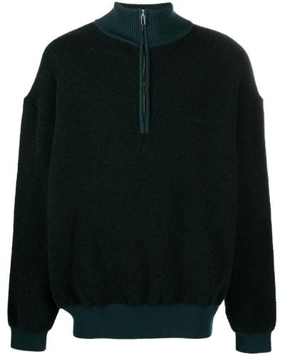 Jacquemus La Maille Berger Half-zip Sweater - Green