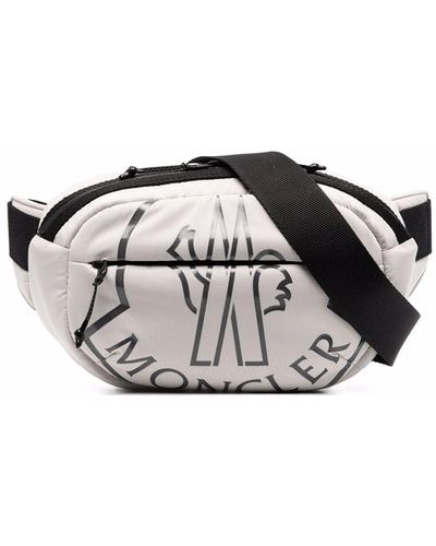Moncler Logo-print Belt Bag - Gray