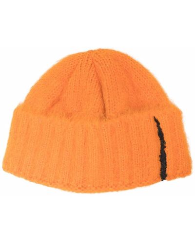 Adererror Rivington Wool-blend Beanie - Orange