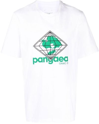 OAMC T-shirt Met Logoprint - Groen