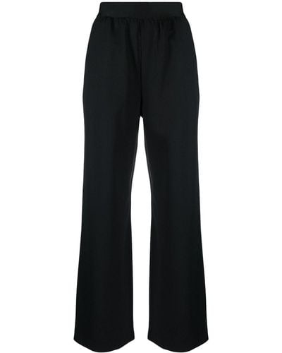 Barena Elasticated-waist Straight-leg Pants - Black