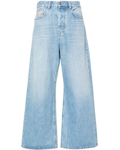 DIESEL Low Waist Jeans - Blauw