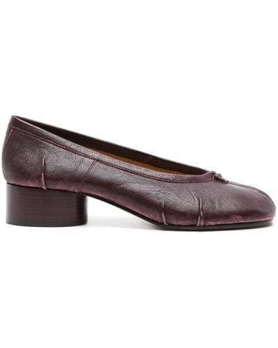 Maison Margiela Tabi 40mm Leren Pumps - Bruin