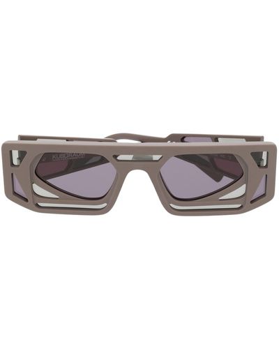 Kuboraum Oversized Square-frame Sunglasses - Gray