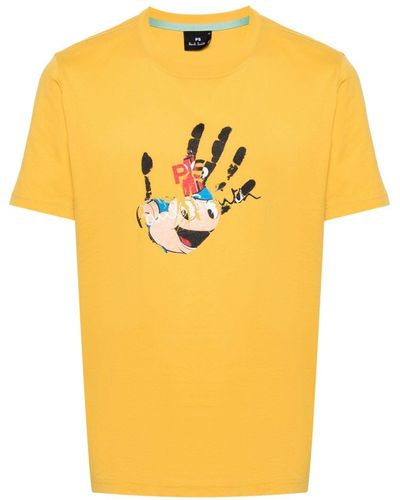 PS by Paul Smith Hand ロゴ Tシャツ - イエロー