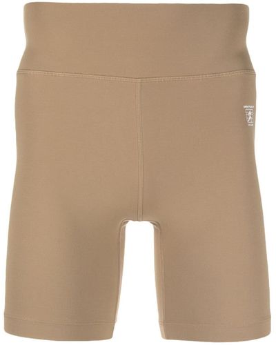 Sporty & Rich Pantalones cortos de running con logo - Neutro
