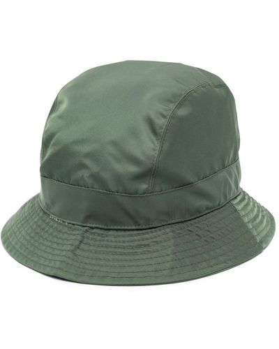 Mackintosh Sombrero de pescador Rainie acolchado - Verde