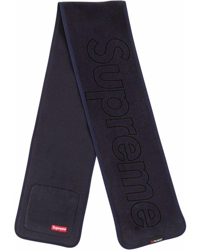 Supreme Bufanda FW21 con bolsillo de x Polartec - Azul