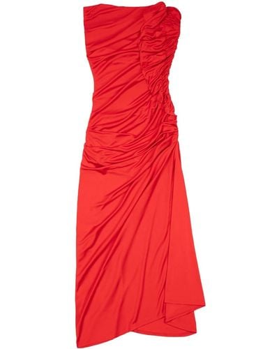 AZ FACTORY Piper Draped Dress - Red