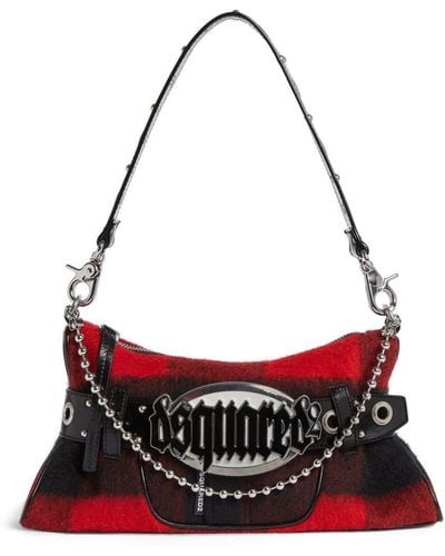 DSquared² Gothic Schultertasche - Rot