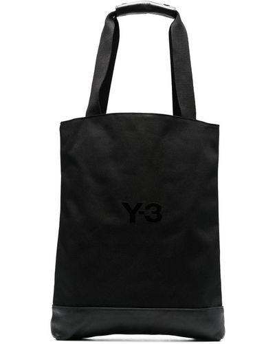 Y-3 Embroidered-logo Tote-bag - Black