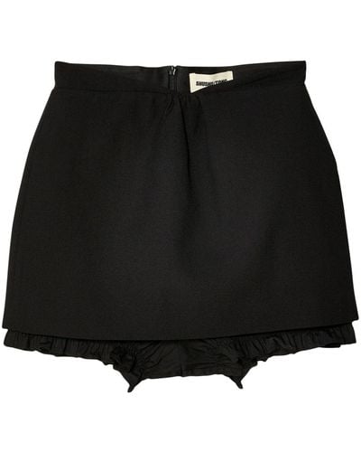 ShuShu/Tong Double-layer Miniskirt - Black