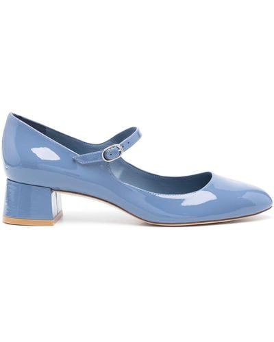 Stuart Weitzman Vivienne 35mm Court Shoes - Blue