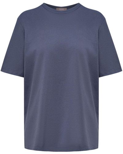12 STOREEZ T-Shirt mit rundem Ausschnitt - Blau