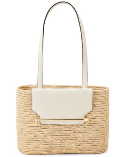 Strathberry Small The Basket Tote Bag - White