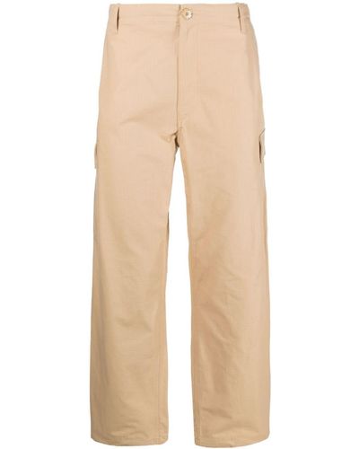 KENZO Cargohose mit weitem Bein - Natur