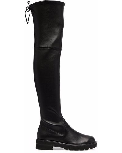 Stuart Weitzman Lowland Thigh-high 40mm Boots - Black