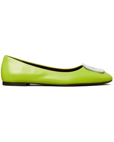 Tory Burch Georgia Ballerina Shoes - Green