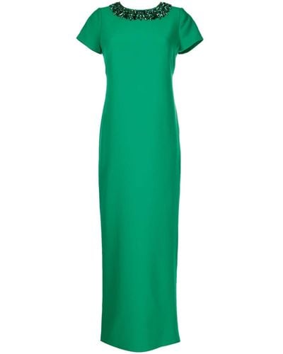 Sachin & Babi Shiloh Crystal-embellished Dress - Green