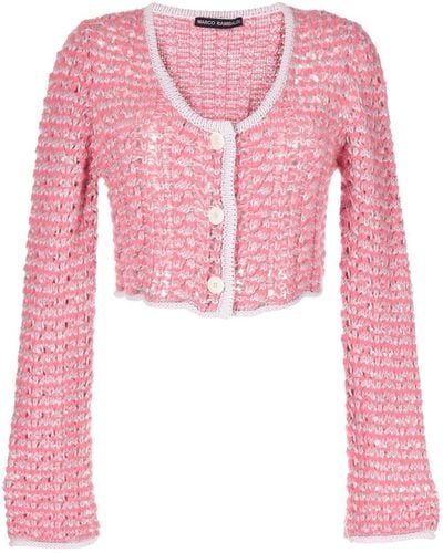 Marco Rambaldi Chunky-knit Button-down Cardigan - Pink