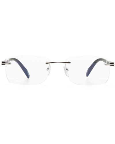 Chopard Rahmenlose Brille mit Logo-Schild - Weiß