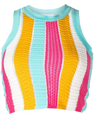 Solid & Striped Top The Carson a rayas - Azul