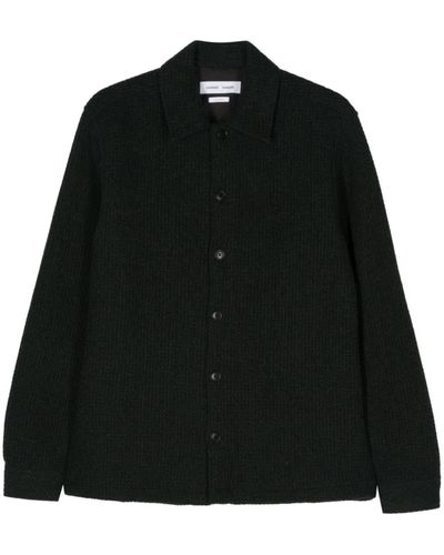 Samsøe & Samsøe Castor X Waffle-knit Shirt - Black