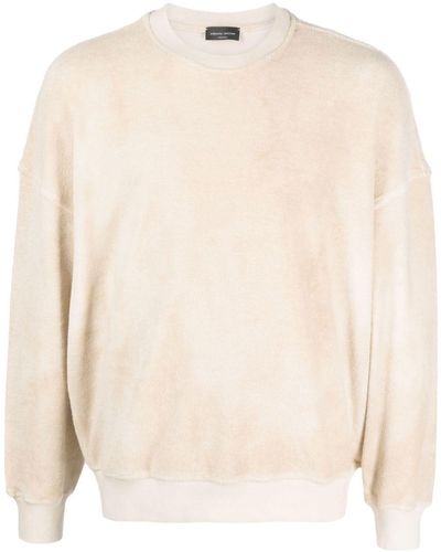 Roberto Collina Round-neck Long-sleeved Sweater - Natural