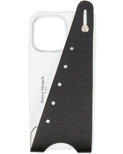 Maison Margiela Snatched-handle Iphone Pro Max Cover - Black